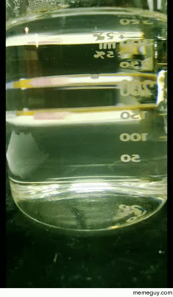 Supersaturated Sodium acetate crystallization
