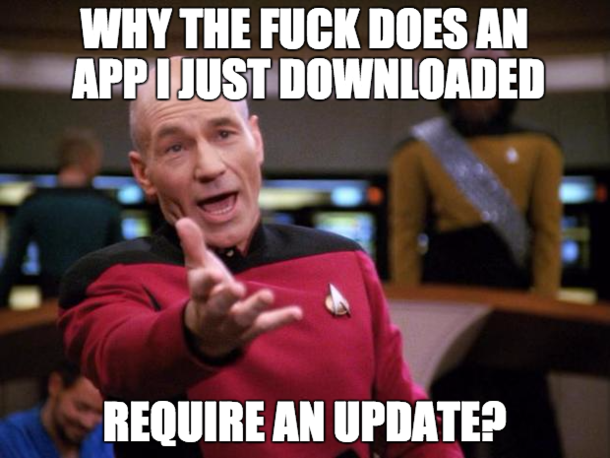 Surely its not that difficult for them to simply make the up-to-date version the one thats downloaded
