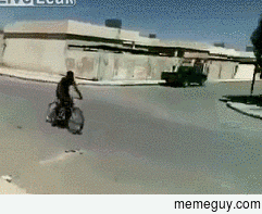 That bike was not designed for  inch jumps
