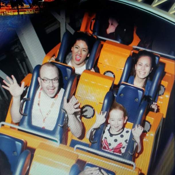 That time I was yelling Jazz Hands To my daughter for the whole ride because I didnt know where the camera was