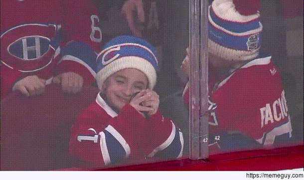 Thats a nice puck kid Can I see it for a second