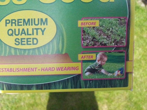 Thats some powerful Lawn seeds