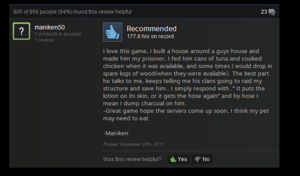 The best review for Rust Ive seen