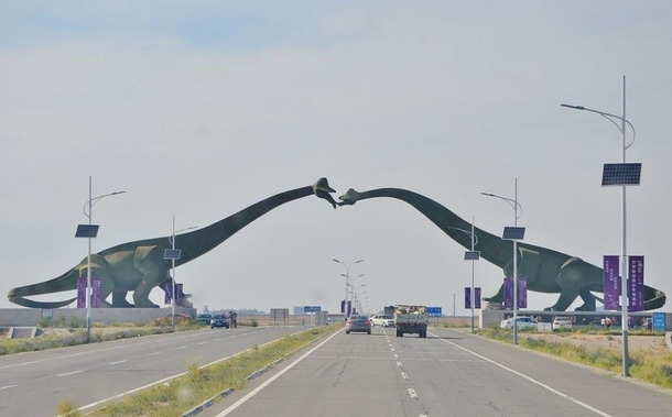 The border between China and Mongolia