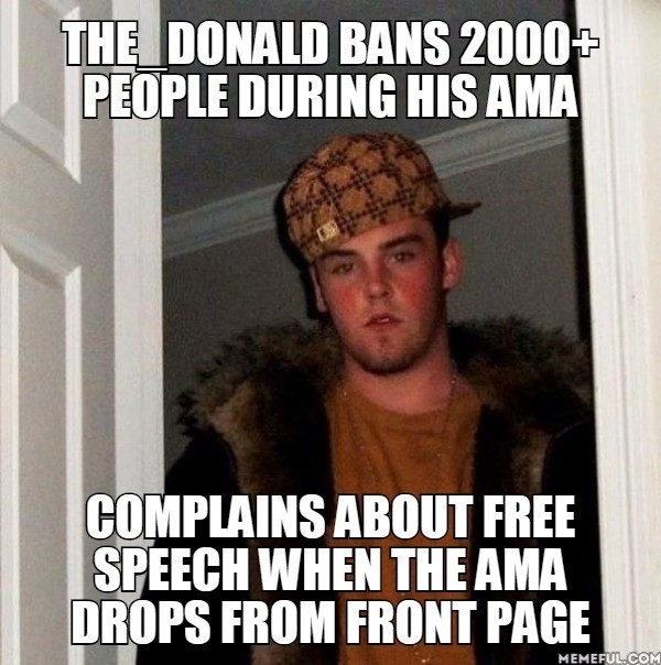 The_Donalds hypocrisy