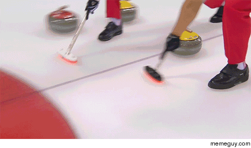 The first and only recorded curling injury