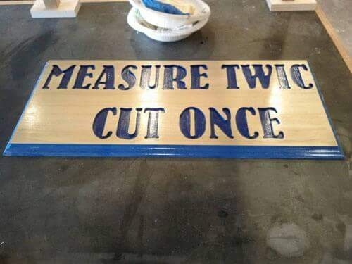 The golden rule of woodworking