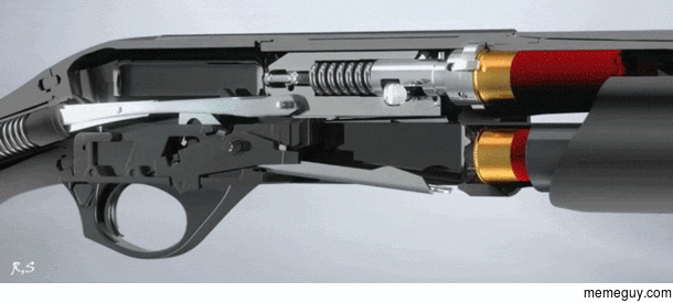 The Internal Mechanisms of a Shotgun