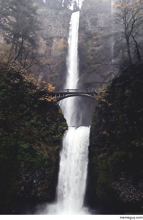 The most beautiful waterfall in the entire United States
