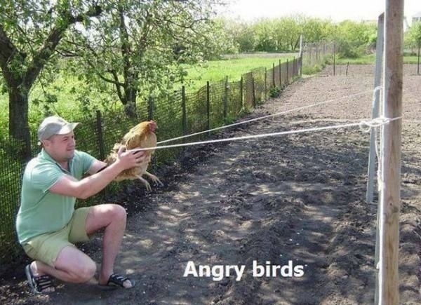 The new way of playing Angry Birds