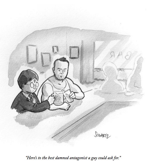 The New Yorkers cartoon commemorating Alan Rickman