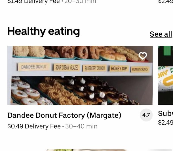 The newest fad in healthy eating Donuts