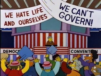 The Simpsons predicted it