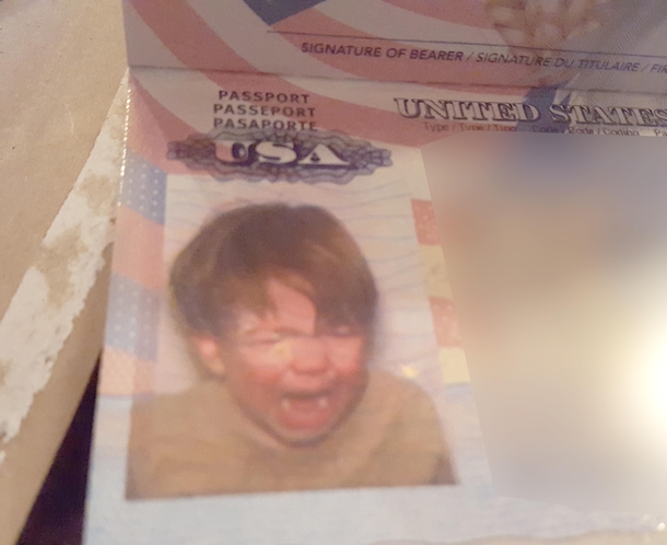 The State Department nailed my nephews passport