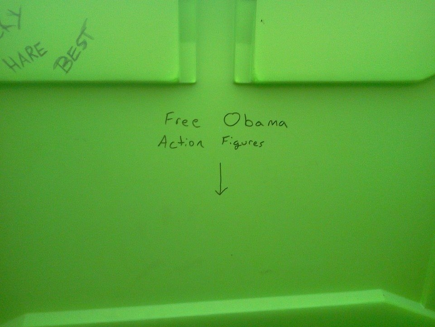 The things you find in a portable toilet