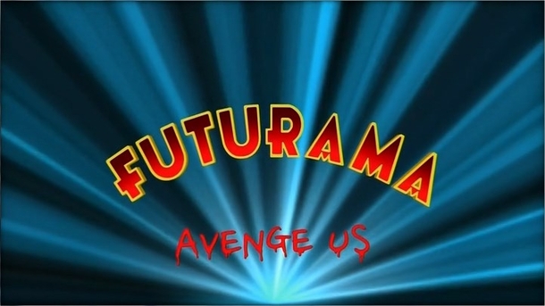 The title card for the very last episode of Futurama