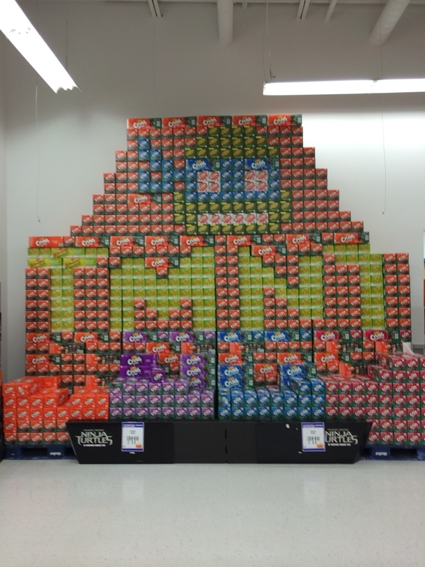 There is some wasted talent at my local super market