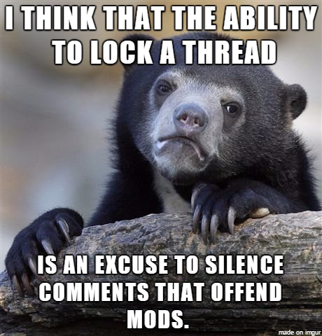 Theres nothing like seeing an interesting post only to find out that the thread has been locked