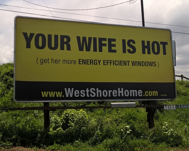This billboard in rural Pennsylvania made me do a double take