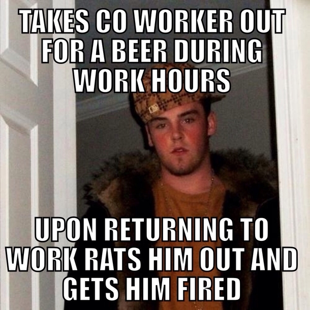 This guy is the reason you dont have a beer for lunch while working