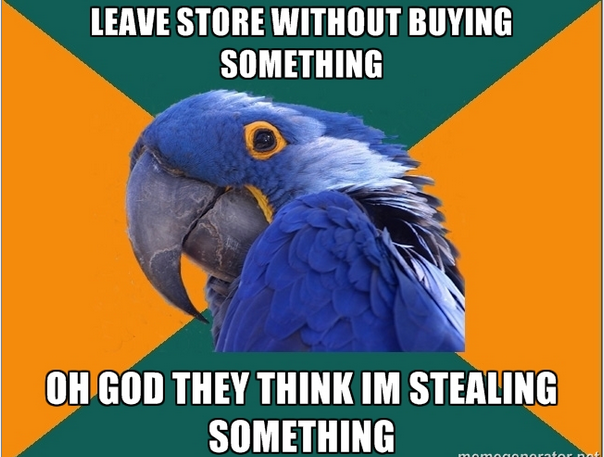 This happens every time I shop somewhere