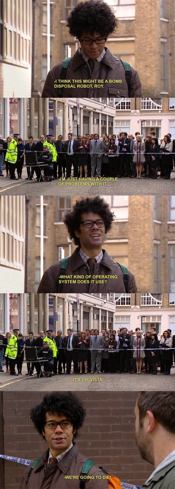 This has to be one of my favorite scenes from the IT Crowd