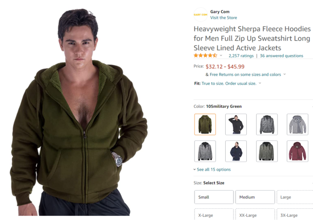 This hoodie model is aggressively sexual