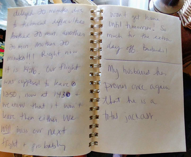 This Last Journal Entry From My Wife On Our Trip To Italy A Few Years