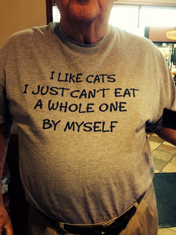 This man came into my work wearing this shirt