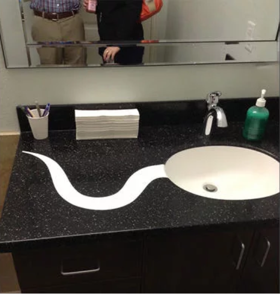 This sink at a Fertility Center collection room