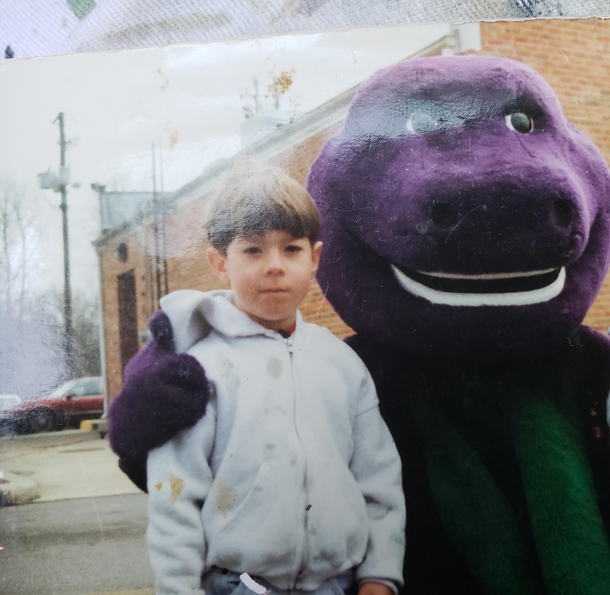 This was the day I found out that Barney was just a guy in a costume