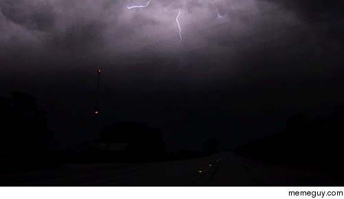 Thunderbolts and lightning very very frightening
