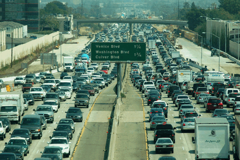 Time-Lapse of Los Angeles traffic