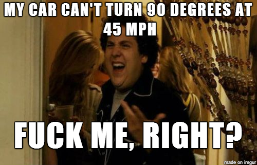 To the guy who honked at me for slowing down to turn