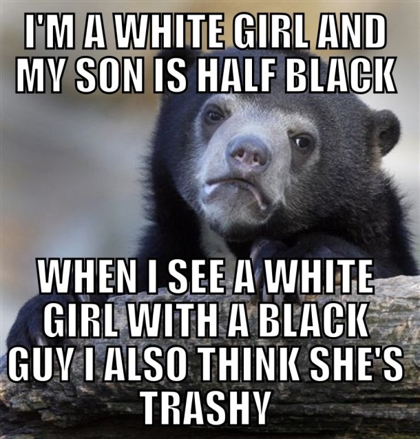 To the guy who thinks white girls with black guys look trashy