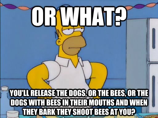 To the guy who threatened me after posting about his dogs bee accident