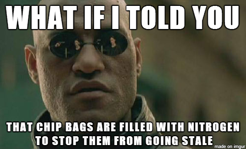 To the people upset about all the air in bags of chips 