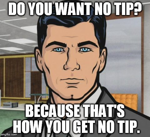 To the waitress at hooters last night that assumed her rack would compensate for her shitty attitude and rushing me to order my food so she could go on break