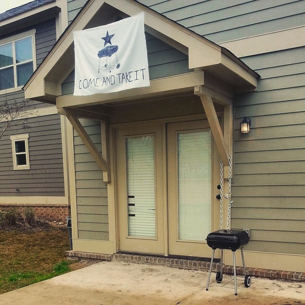 Town home complex in a college town sent out an email - New BBQ Grill Policy All grills must be removed immediately grills left out as of Monday will be removed from your patio or balcony