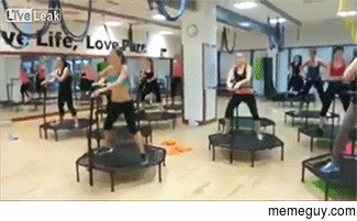 Trampoline Exercise Class