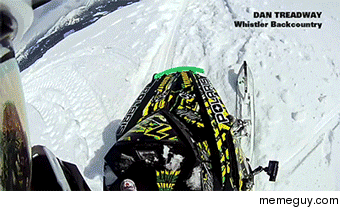 Truly Epic Snowmobile Drop