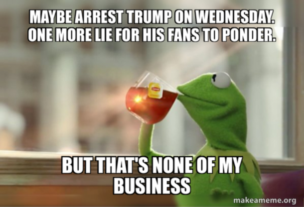 Trump posted that he would be arrested Tuesday