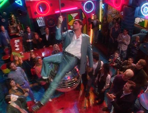 Uncle Jesse did it first I came in on a discooooo ball
