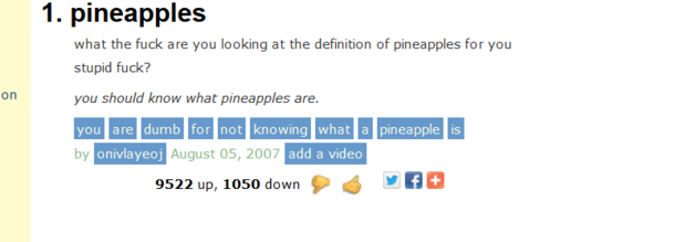 Urban Dictionary you arent helping