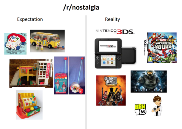 Visiting rnostalgia for the first time
