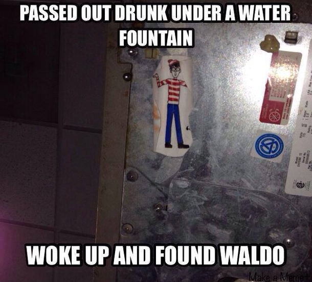 Waldo you sneaky bastard