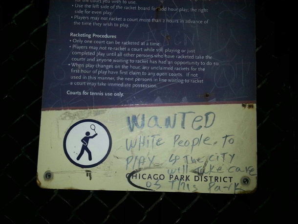 Wanted  White People