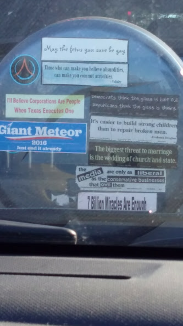 Was behind this car at a red light