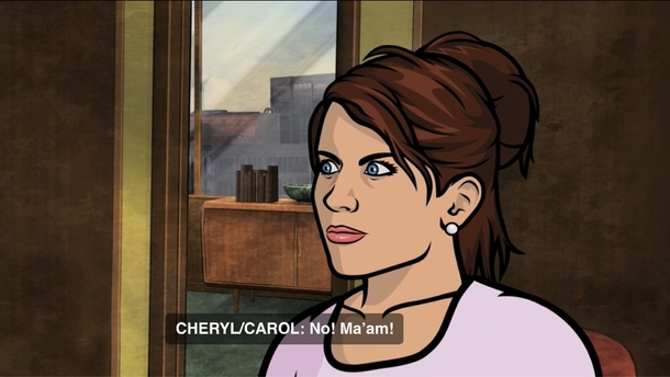 Was trying to remember if her name was Cheryl or Carol Threw on the subtitles to see if theyd help Dedication to the joke