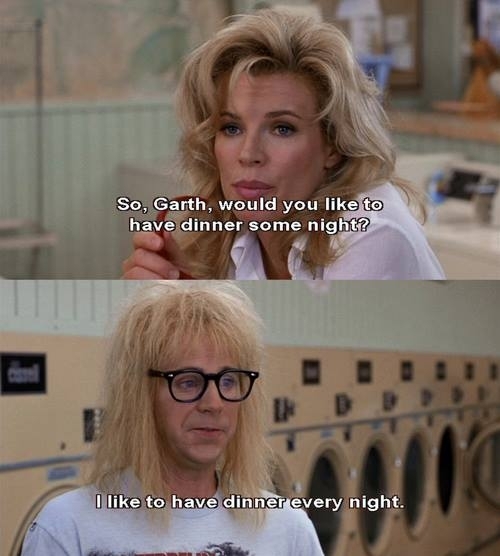 Watched Waynes World for the first time in  years Some things just never get old